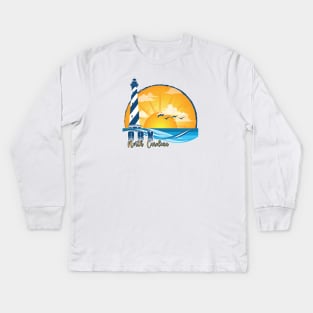 OBX Sunset Kids Long Sleeve T-Shirt